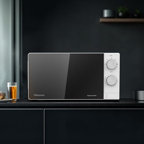 Micro-ondes Hisense 20 litres (H20MOWS14) - Blanc avec 1 an de garantie
