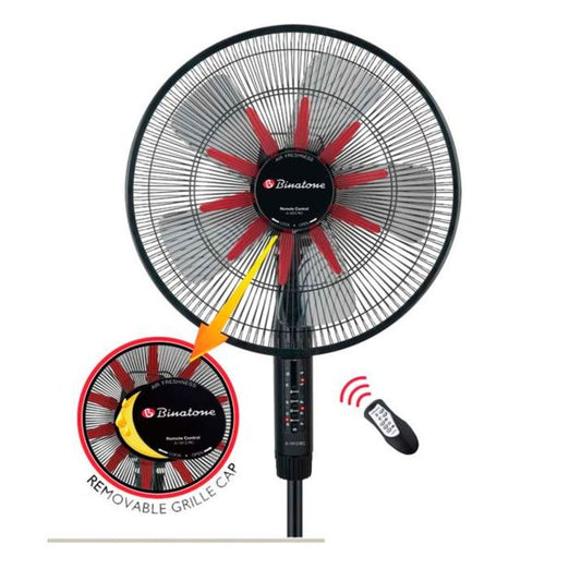 Ventilateur sur pied Binatone A-1612RC – 16 pouces avec télécommande