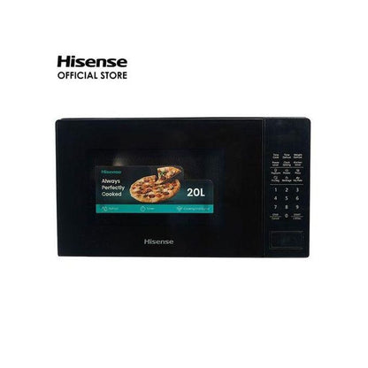 Micro-ondes Hisense 20 litres (H20MOBS6) avec commande mécanique numérique - Noir