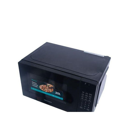 Micro-ondes Hisense 20 litres (H20MOBS6) avec commande mécanique numérique - Noir
