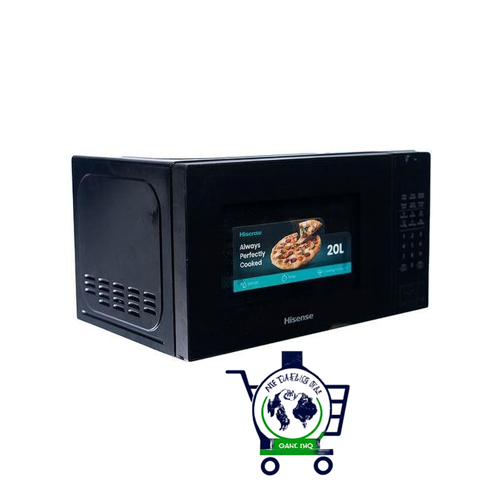 Micro-ondes Hisense 20 litres (H20MOBS6) avec commande mécanique numérique - Noir