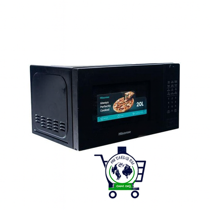 Micro-ondes Hisense 20 litres (H20MOBS6) avec commande mécanique numérique - Noir