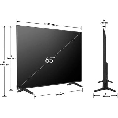 Hisense 65A6Q, Smart TV 4K Ultra HD de 65 pouces