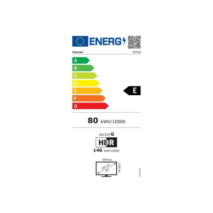 Hisense 65A6Q, Smart TV 4K Ultra HD de 65 pouces
